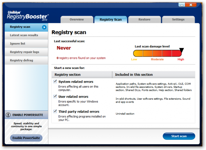 Скачать программу RegistryBooster 2010 v4.6.1.19 (3 МБ).
