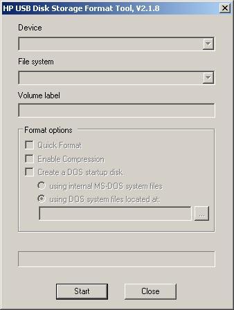 системная программа HDD Low Level Format Tool