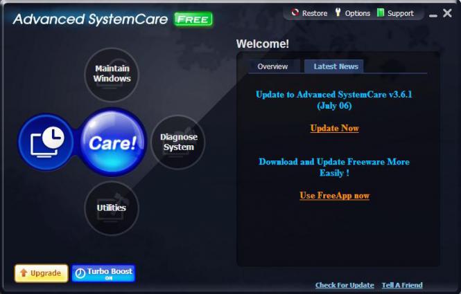 системная программа Advanced SystemCare